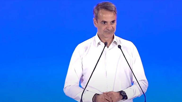 Η προεκλογική ομιλία του Κυριάκου Μητσοτάκη στη Θεσσαλονίκη